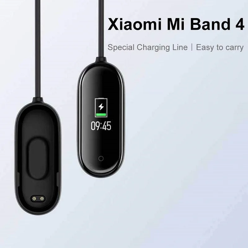 10 шт. usb-кабель для зарядки Xiaomi Mi Band 4 сменный Шнур зарядное устройство адаптер для Xiaomi Mi band 4 смарт-браслеты