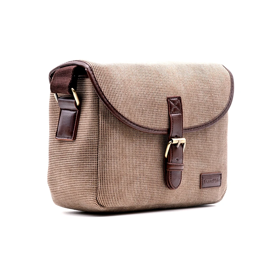 Tanie Retro wodoodporna kamera torba fotografia pakiet DSLR etui na ramię dla Sony Nikon Canon płótno mikro pojedynczy Messenger mężczyźni kobiety