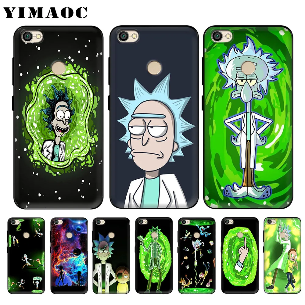 

YIMAOC Luxury Cartoon Rick And Morty Soft Case for Xiaomi Redmi 4A Note 4X 5 Plus 5A Pro Prime