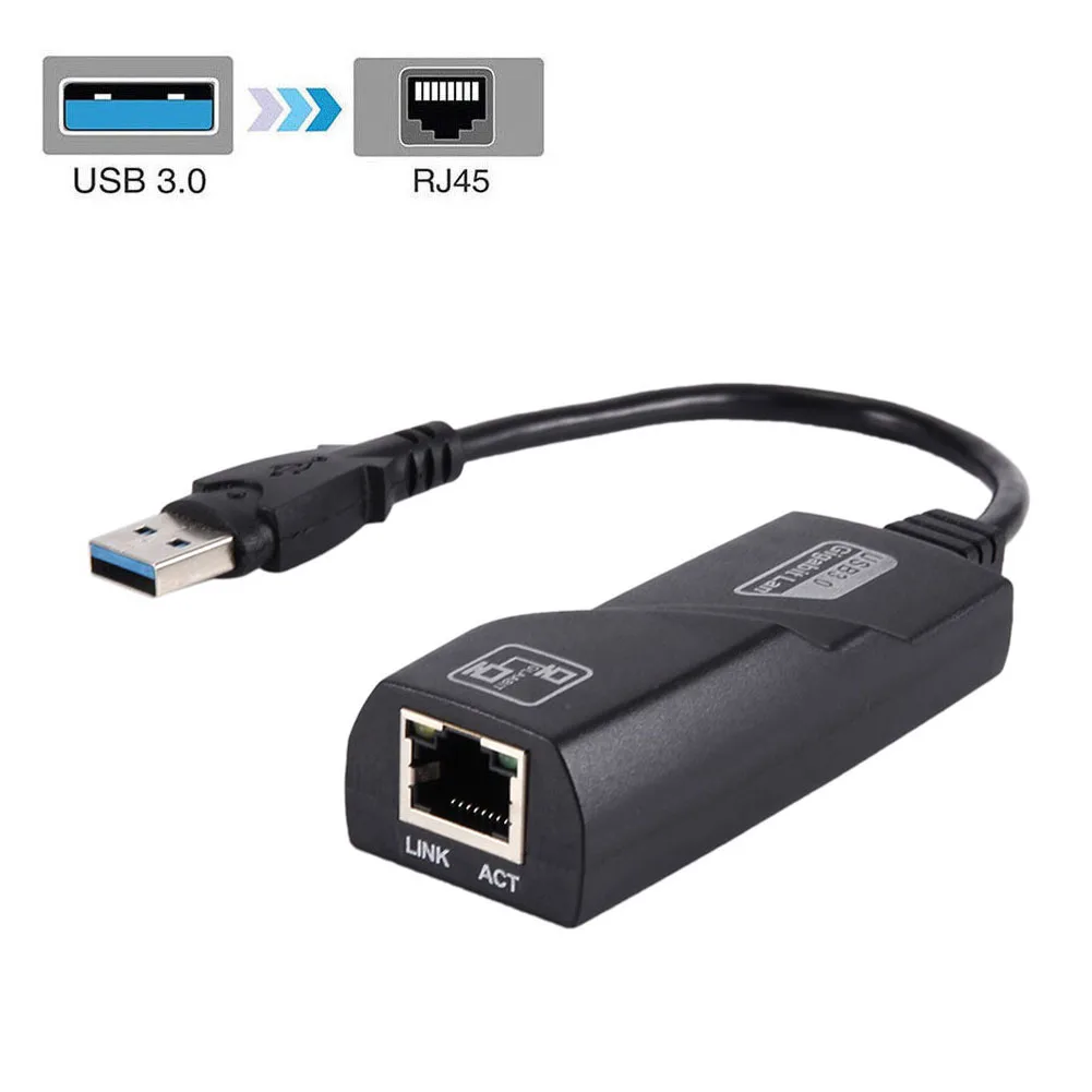 USB 3,0 RJ45 локальных сетей карты Gigabit Ethernet-адаптер 1000 м для ПК Windows XP MacOS EM88