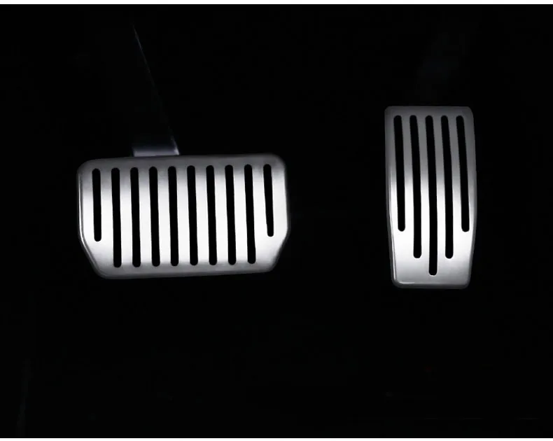 Алюминий Нескользящие ног топлива газа Тормозная педаль для Tesla модель X/S 2014-2018