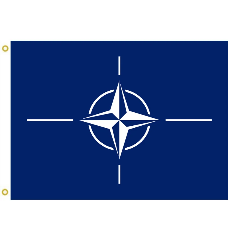 North Atlantic Treaty Organization OTAN NATO Nato Flag and banner 90*150cm(3*5ft