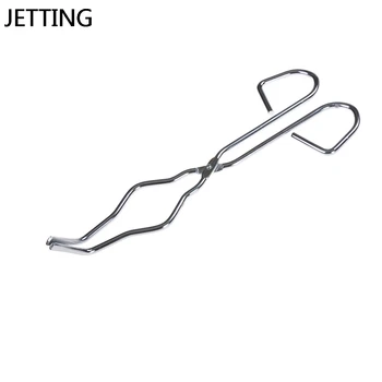 

1xNEW Stainless Plier Lab Melting Metal Tool for Chemical Instrument Lab Practical 20cm Crucible Tongs Melting Dish Holder