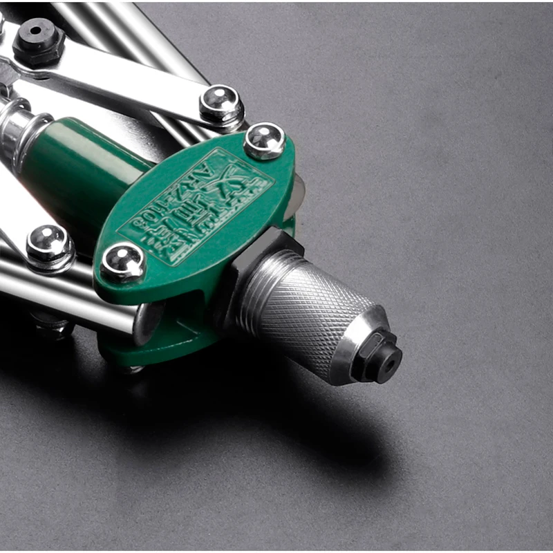 AIRAJ 16"Manual Riveter Double Handles Nail Gun M3.2 M4.0 M4.8 Industrial Hand Riveter Screw Gun