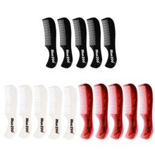 5 шт. портативный мужской борода гребни для ухода за шерстью животных для барберинга и ухода