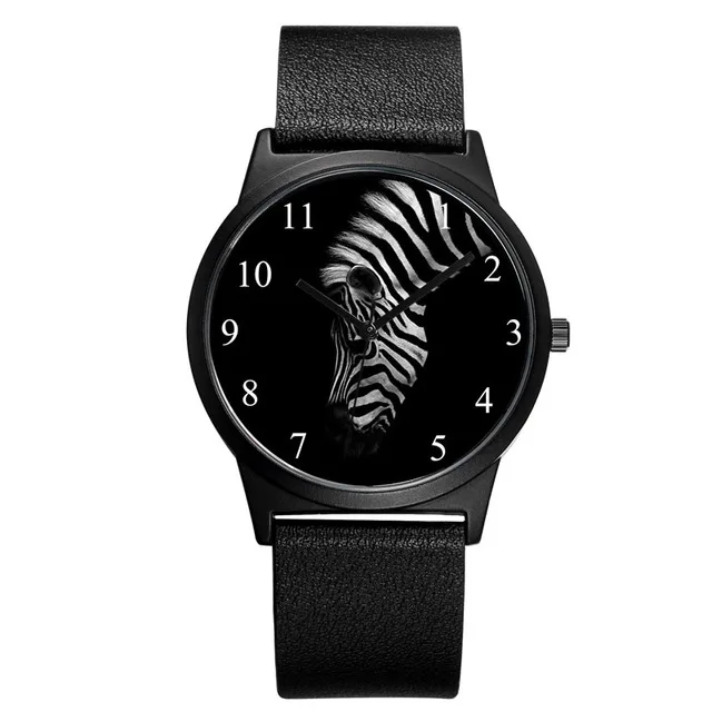 

BS9040 BAOSAILI Womens White and Black Stripe Zebra Watches Relogio Maculino Hand Clock Wrist Watches For Women