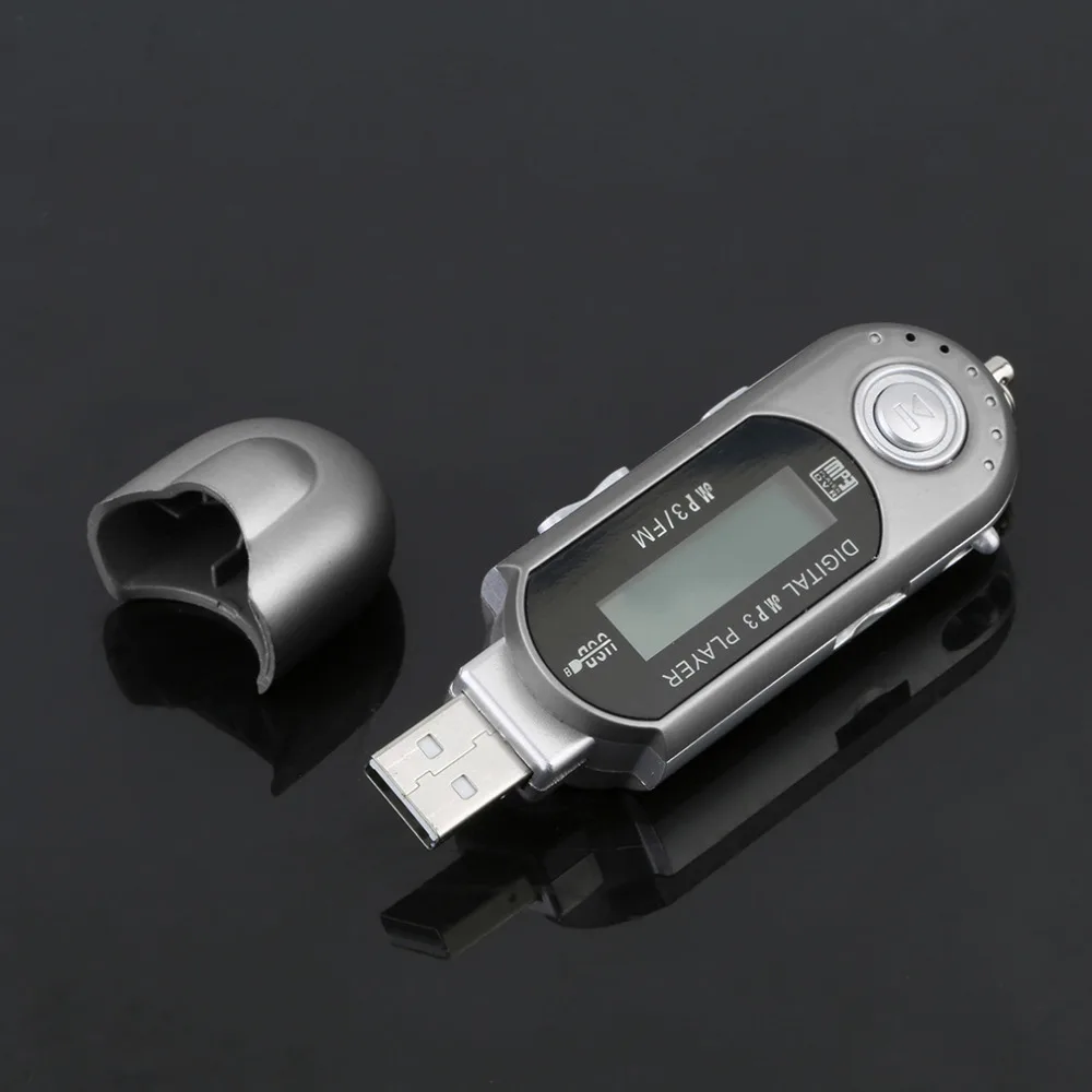 Mini USB 2.0 Flash Drive High Speed Transfer LCD Display MP3 Music Player Backlight on LCD Providing Clear Display 3 Colors