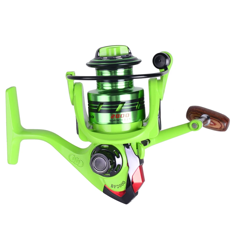 HiUmi Green 12+1 BB Ratio 5.21 Metal Spinning Fishing Reel 2000 3000