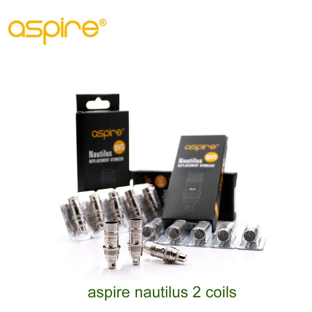 

10pcs/pack Original Aspire Nautilus 2 BVC Coil hear for Nautilus Mini / K3 /Triton Mini Coil e cigarette accessory