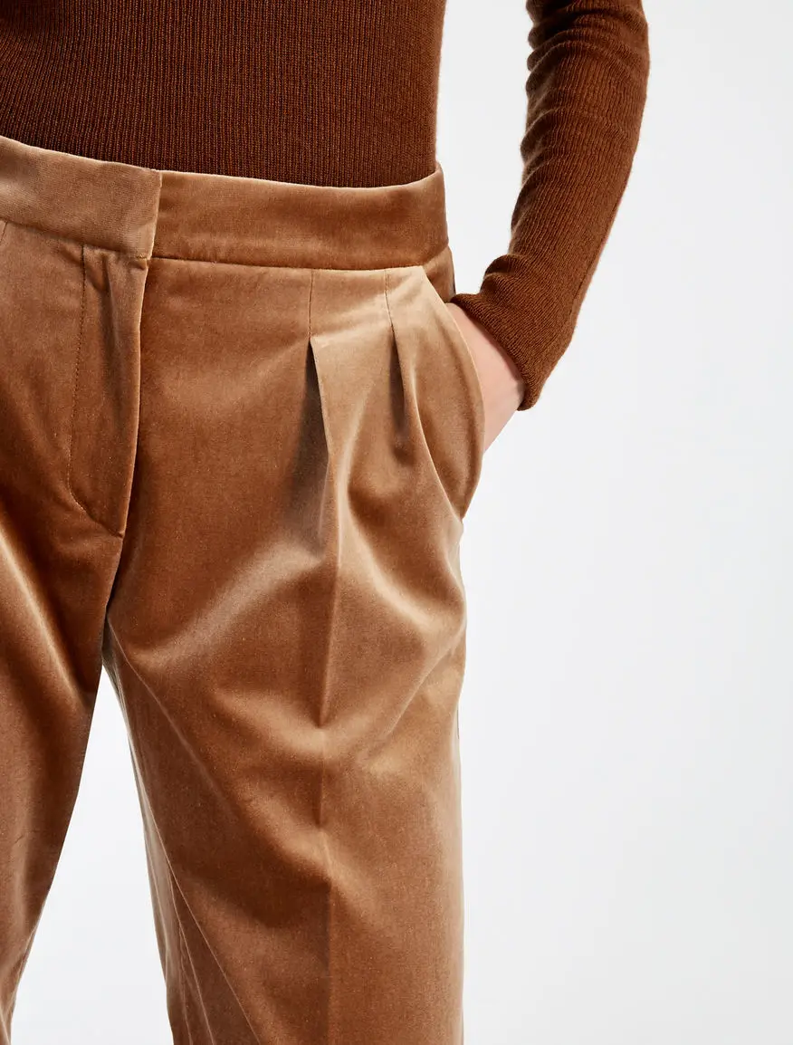 AEL Элегантные Бархатные широкие брюки весенние женские модные брюки высокого качества одежда для подиума