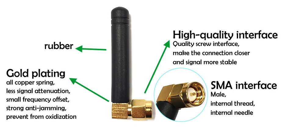 1 шт. 868 МГц 915 МГц антенна 3dbi SMA разъем GSM 915 МГц 868 МГц антенна наружный Ретранслятор Сигнала Антенна Водонепроницаемый Lorawan