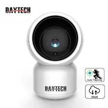DAYTECH 2-мегапиксельная WiFi ip-камера записывающая Сеть CCTV автоматическое отслеживание облачная домашняя камера безопасности двухсторонняя аудио