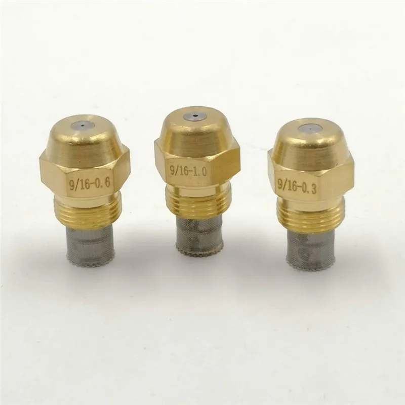 0.2mm,0.3mm,0.4mm,0.5mm Brass Fuel Oil Burner Nozzle,304ss 60 Degree