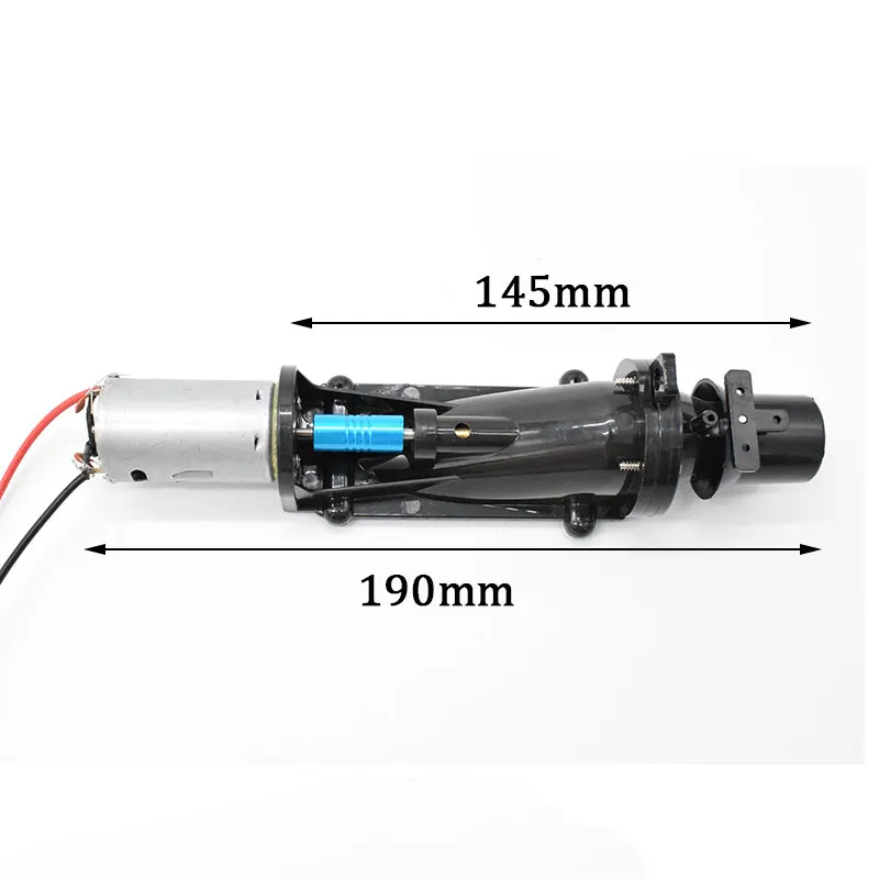 Высокоскоростной насос распылительное водное Подруливающее устройство 390 мотор струйная лодка комплект с молокоотсосом для RC лодки diy части
