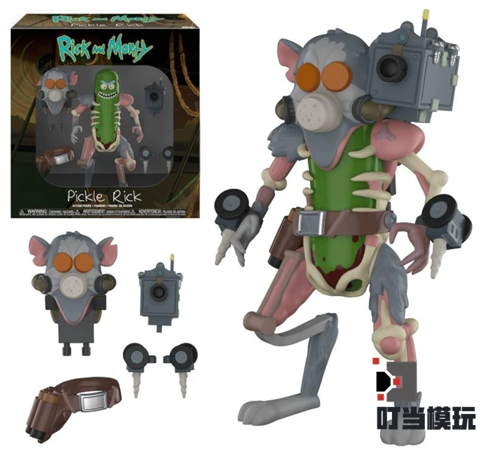 

Funkorick and Morty Cucumber Rick Deluxe Doll Hand-made Model