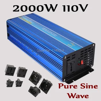 

HOT SALE!! 2000W Off Grid Inverter Pure Sine Wave Inverter DC110V Input Solar Wind Power Inverter 2000W