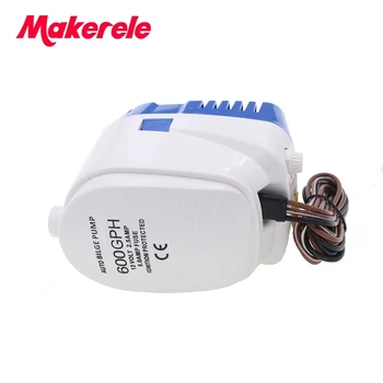 

Hot ! New 12/24V 600GPH Fully Automatic Submersible Water Electric Pump For Use In Salt Or Freshwater High Quality