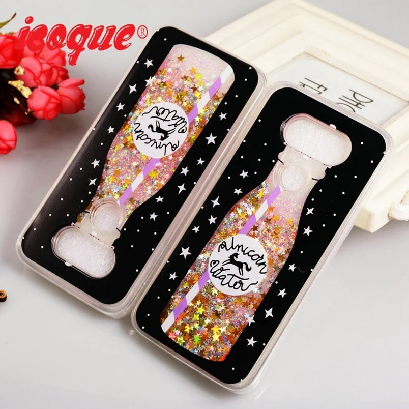 Icoque Bling Cute Cases for LG G5 Case Silicone Luxury Girl Glitter