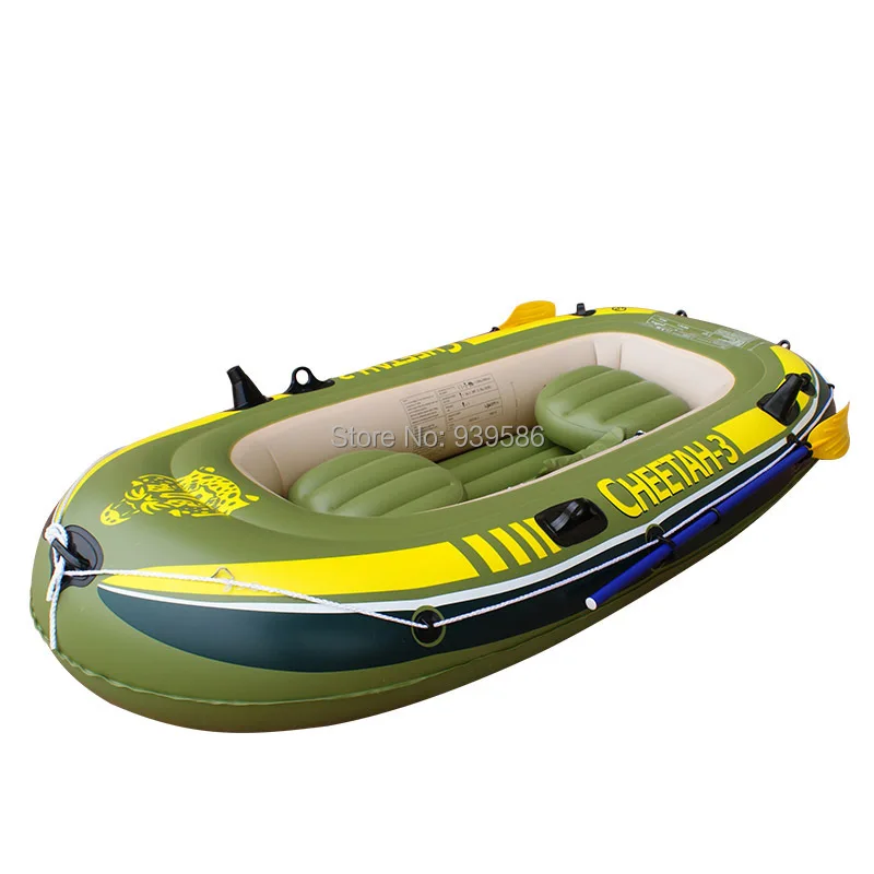 CHEETAH 3 inflatable boat summer fishing 3 persons rowboat ...