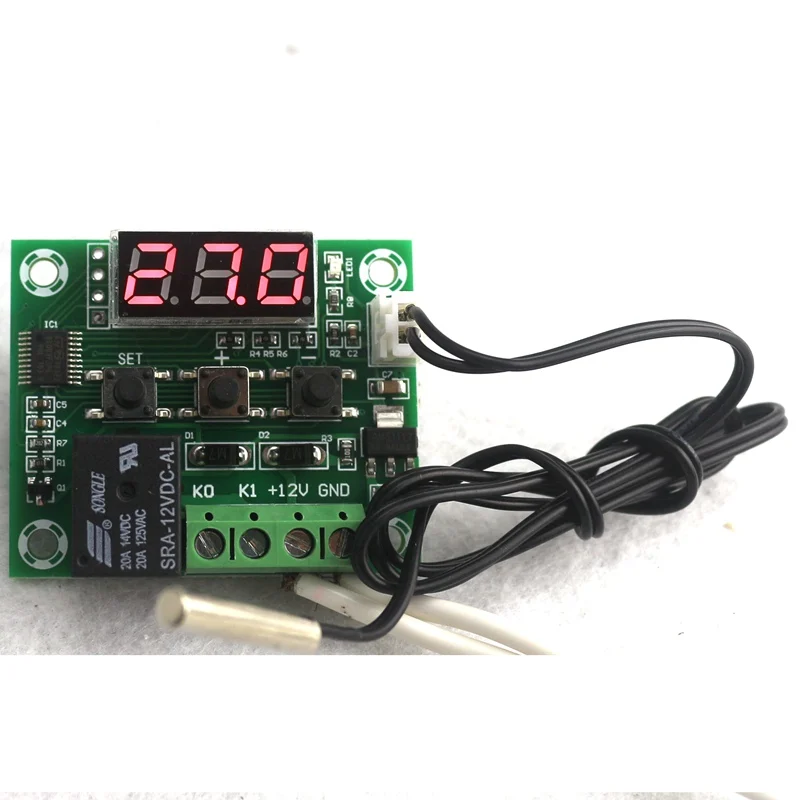 High accuracy DC12V Temperature Controller Digital Thermostat Heat Cool