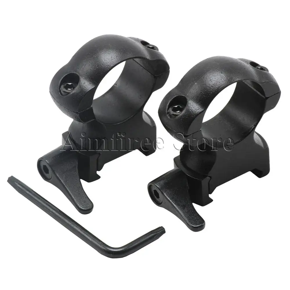 Buy QD Lever Lock 1 Inch 25.4mm Scope Mount Steel High Profile Weaver Picatinny