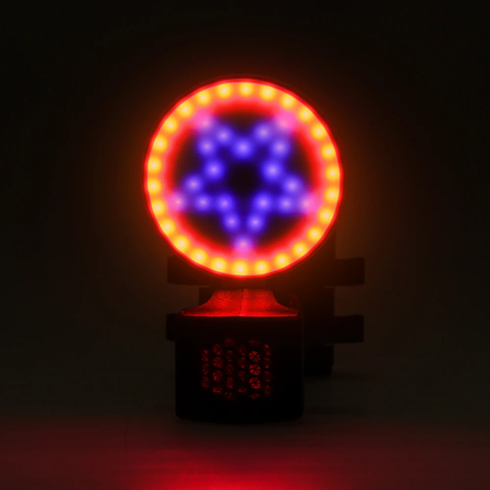 Clearance 6 Mode Bike Light Cycling Bicycle Lights USB Rechargable IP63 Waterproof Taillight Warning Light for Mountain Road Bike Seatpost 12