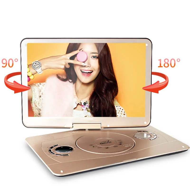 Portable DVD 18.8 INCH 3D Mobile Portable EVD Player HD VCD Machine Super Slim+TV+Game+Built-in Battery Home Electronic Article bubble machine for kids babies battery electric crab bubble bath toy bathtub soap automatic bubble maker children‘s day gift