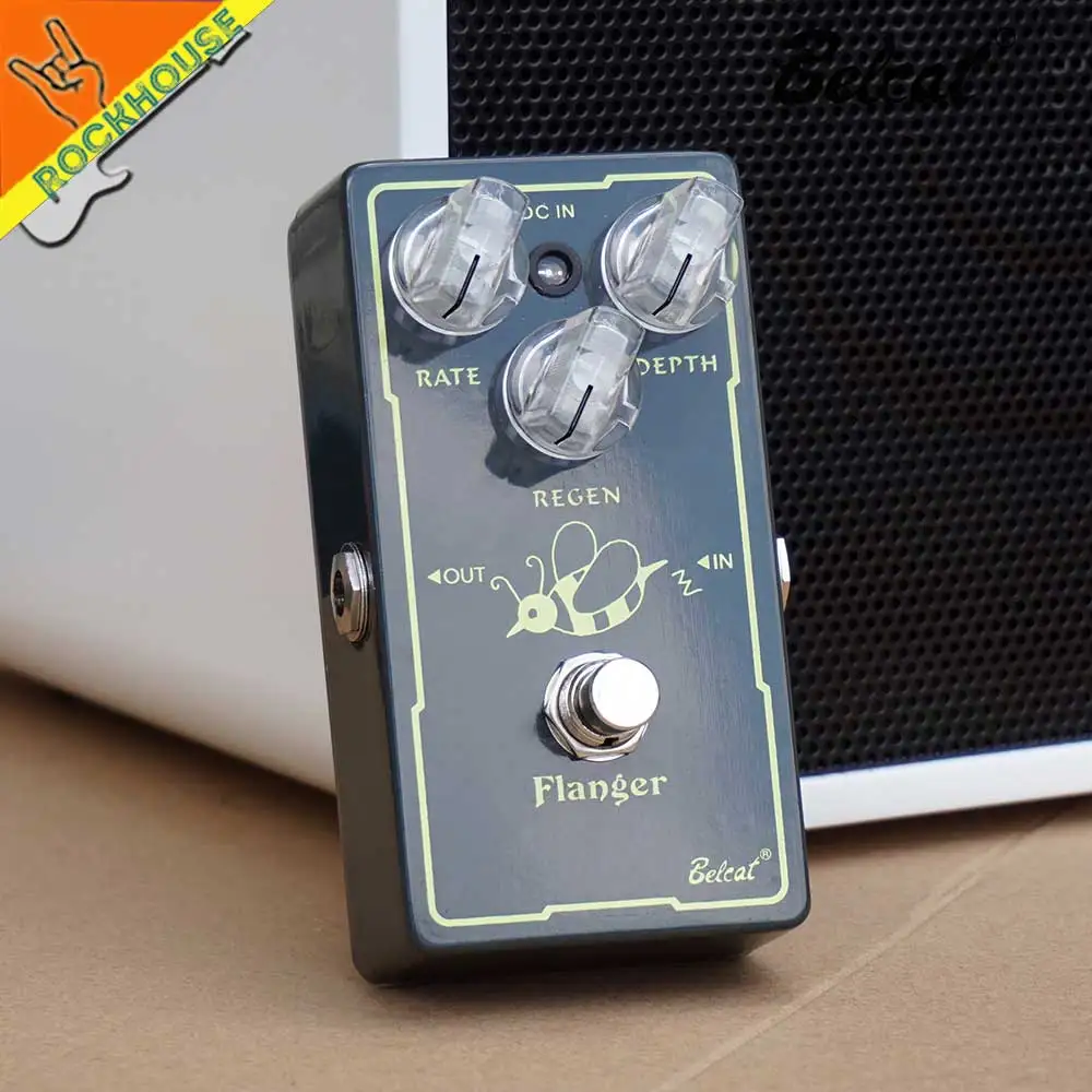 Belcat Flanger гитарные педали эффектов аналоговые True Bypass Бесплатная доставка | Спорт и