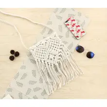 Wome леди девушки повседневное Винтаж Сумка Ручной Кисточкой ротанга Crossbody Сумочка Кошелек женские сумки для покупок