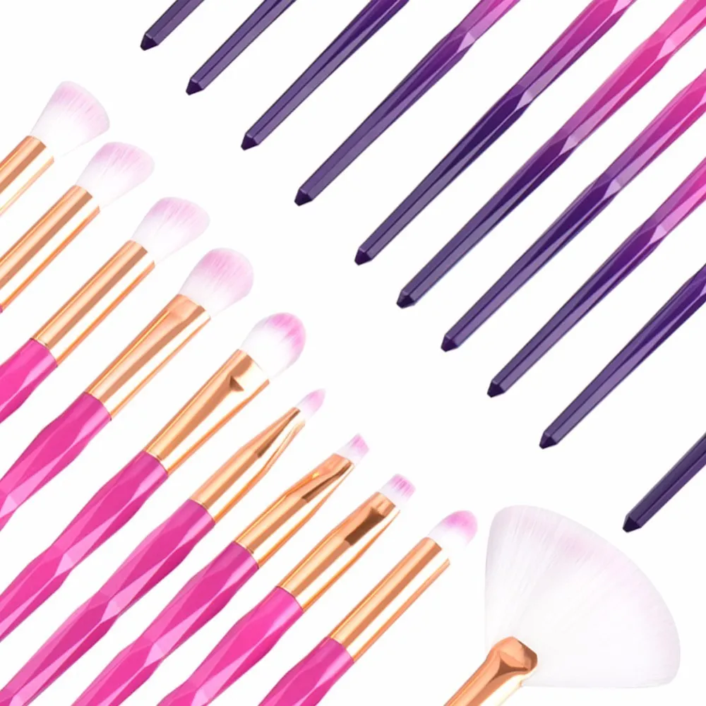 7/10pcs Unicorn diamond Makeup Brushes Set Powder Eyeshadow Brush Facial Foundation Cosmetic Makeup Brush Kit