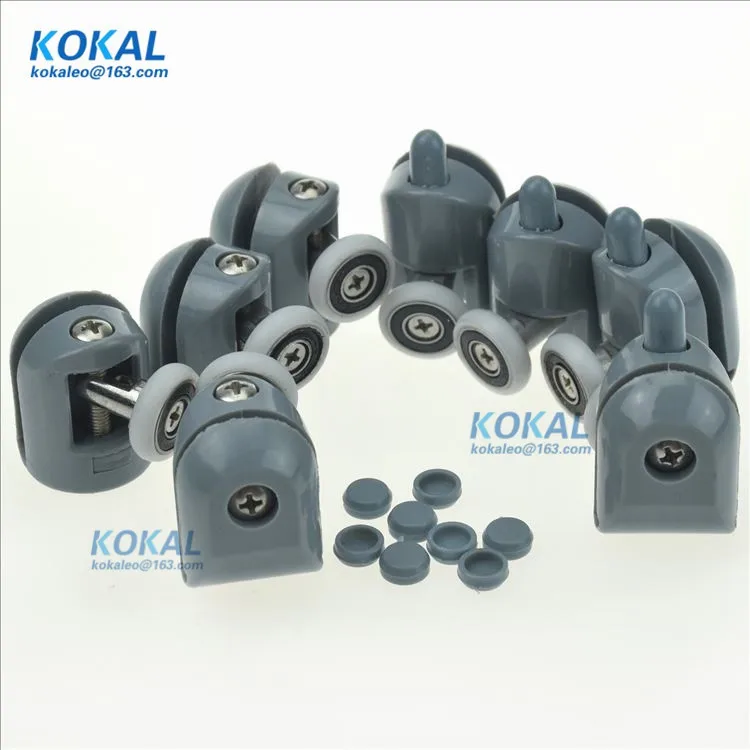 

[YSL-DL]Free Shipping 8PCS* Shower Rooms Cabins Pulley & Shower Room Roller Runners Single Wheels