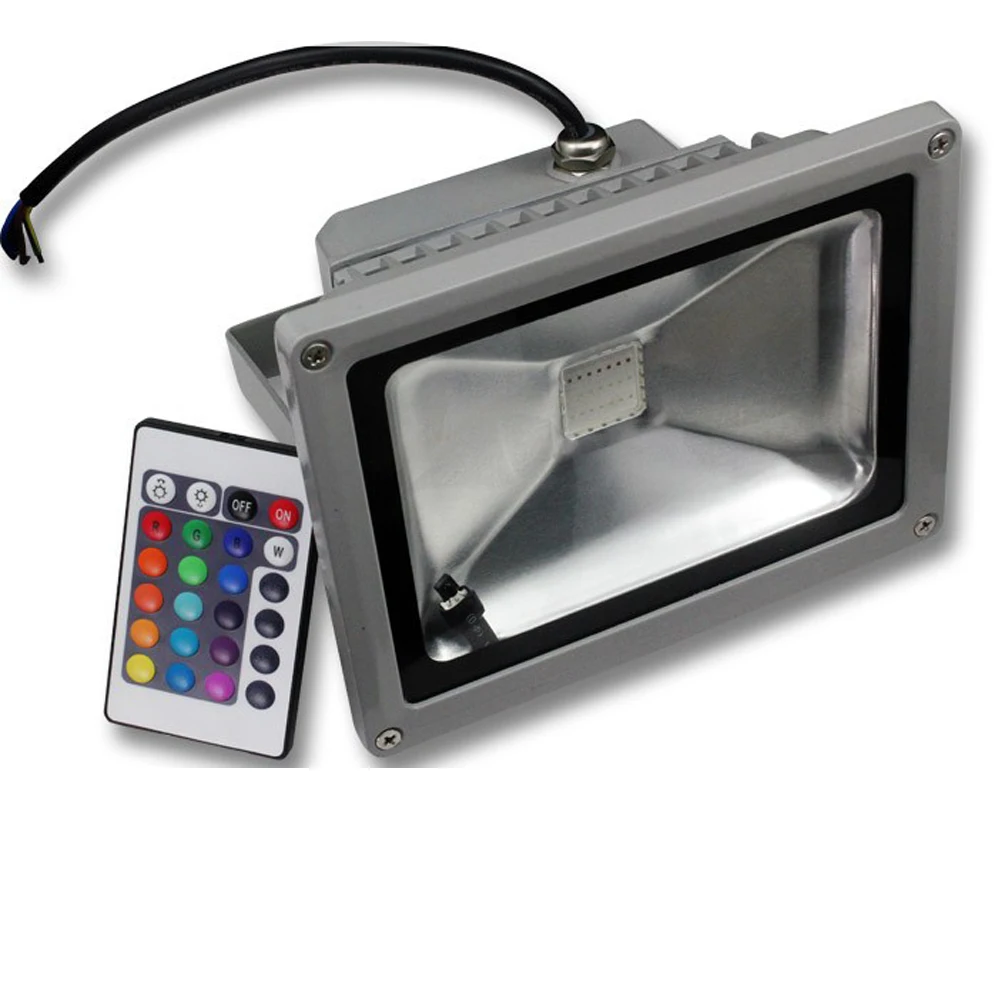 Waterproof IP65 RGB LED Floodlight 20W Reflector Spotlight AC85 265V
