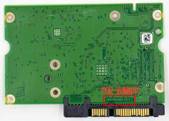 Seagate Desktop Hard Drive Circuit Board Number: 100706008
