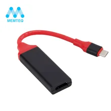 Memteq type c кабель HDMI, HD USB 3,1 к hdmi компьютерный телефон подключен HD телевизионная проекция usb type c usb HDMI для huawei/samsung