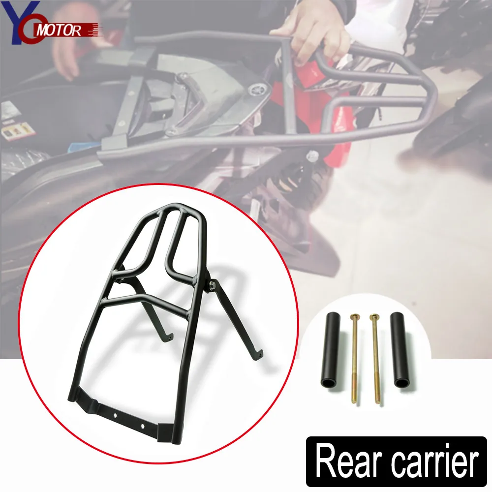 

Motorcycle Rear Fender Rack Tool Box Luggage Holder Support Cargo Shelf Mounting Bracket Rear carrier FOR YAMAHA AEROX155 NVX155