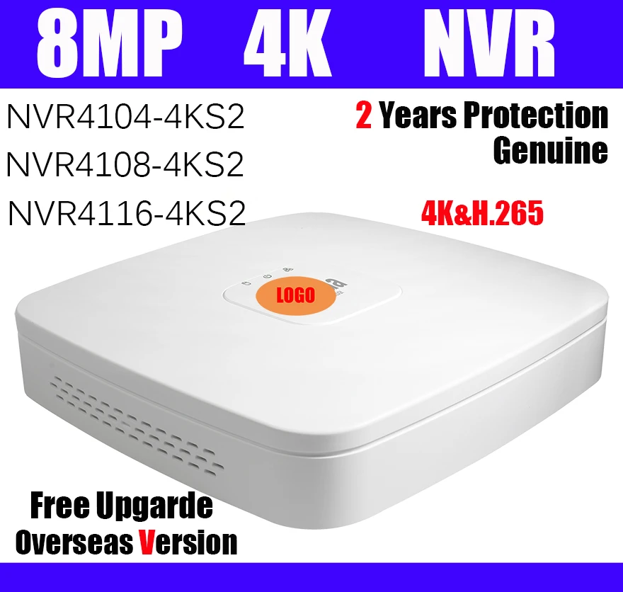 4ch 8ch 16Ch 8mp NVR NVR4104-4KS2 NVR4108-4KS2 NVR4116-4KS2 4K H.265 Смарт 1U NVR4104/4108/4116-4KS2 Сетевой Видео Регистраторы