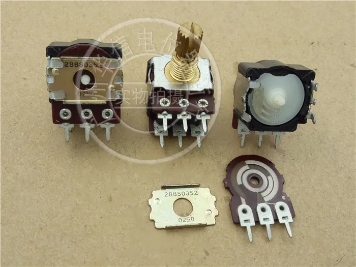 Оригинальный новый 100% кодер двойной 6pin 288S0352 шаговый 16 точек вал длина 15 мм