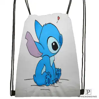 

CustomLilo-Stitch-walt @01-Drawstring Backpack Bag for Man Woman Cute Daypack Kids Satchel (Black Back) 31x40cm#20180611-03-139