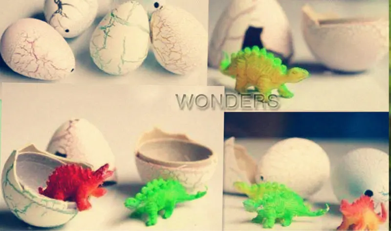 Растущее яйцо динозавра красочные Инкубационное яйцо динозавра пасхальное яйцо 3x2 см 48 шт./лот