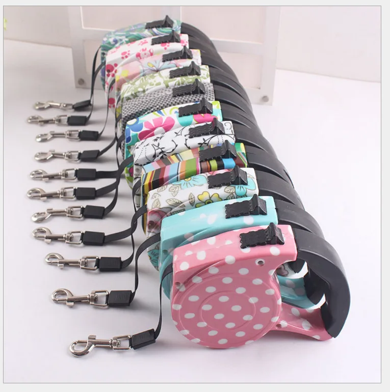 

Dog Leash 3M 5M Retractable Training Puppy Automatic Extending Rope Walking Leashes Adjustable Dog Collar For Small Medium Dogs