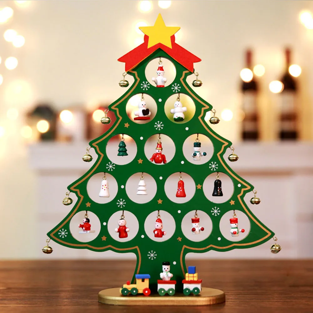 Рождественская елка настольное украшение Рождественское украшение для окон Рождественское украшение 3 цвета s m l 3 размера