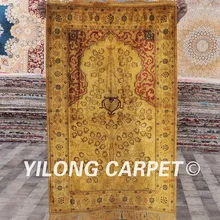 YILONG 2,5 'x4' handkmade персидский старый ковер турецкий Восточный Древо жизни дизайн persain Золотой ковер(YHW423GAB2.5x4