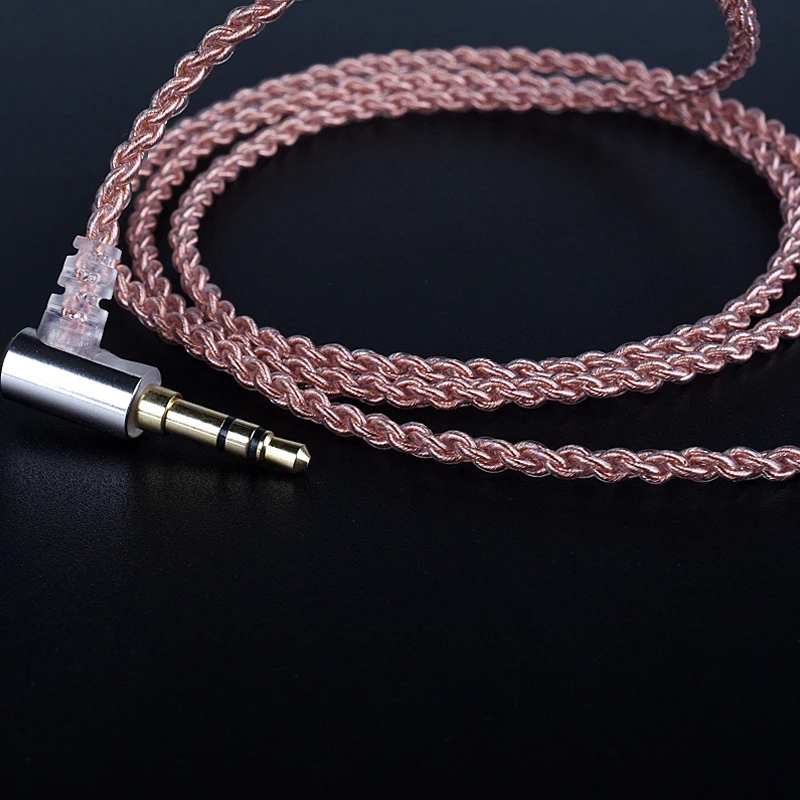 Обновленный HIFI MMCX кабель для Shure SE215 SE535 SE846 SE425 наушники медные кабели с ушным