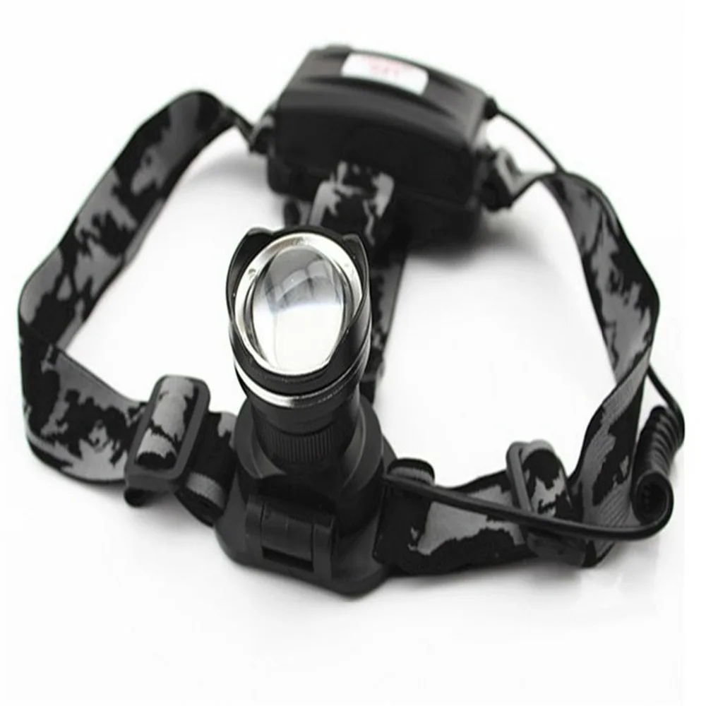 

E-SMARTER 2000LM T6 LED Headlamp 3-Mode Zoom Headlight Waterproof Head Torch Camping Frontal Lantern Hunting Flashlight