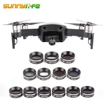 

Sunnylife DJI Mavic Air Len Filters UV CPL ND 4 8 Camera Filter for Mavic Air Drone Accessories Neutral Filter with Cover