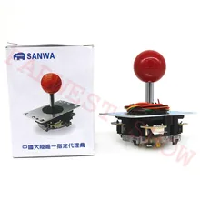 Japon Original Sanwa Joystick JLF-TP-8YT avec carré restricteur combat rocker et 5pin câble pour Jamma pièces de jeu d'arcade(China)
