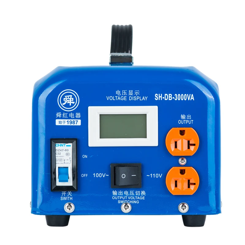 

Industrial Power Transformer 3000W AC 220V transferred to 110V 100V voltage converter 3000VA thermally protected