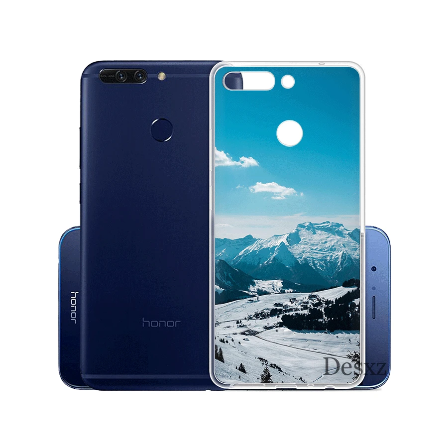Чехол для телефона зимний Снежный лес Huawei Y5 Y6 Y7 II 2017 2018 Prime защитный