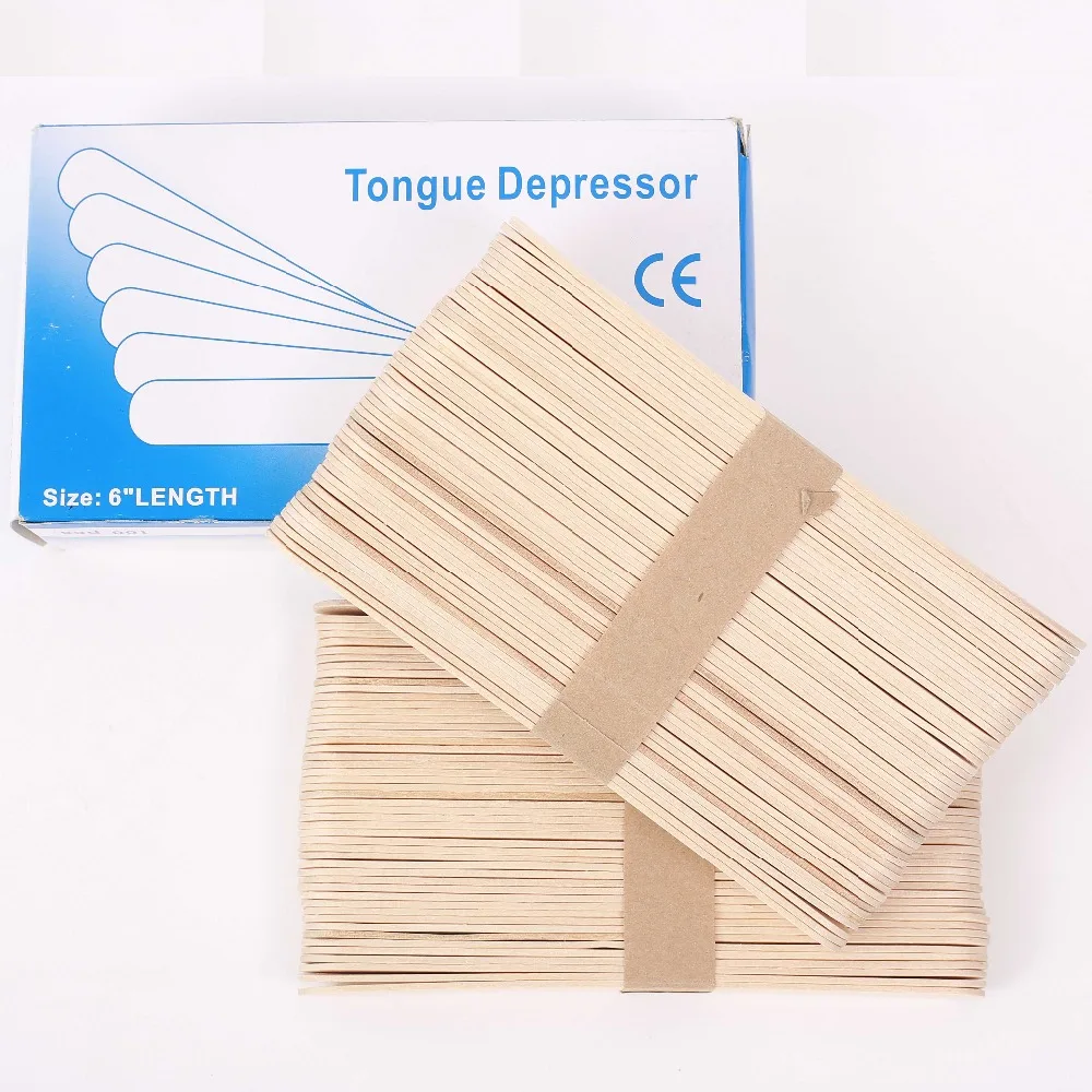 5/10/20PCS Tattoo Wooden Permanent Makeup Tongue Depressor Disposable