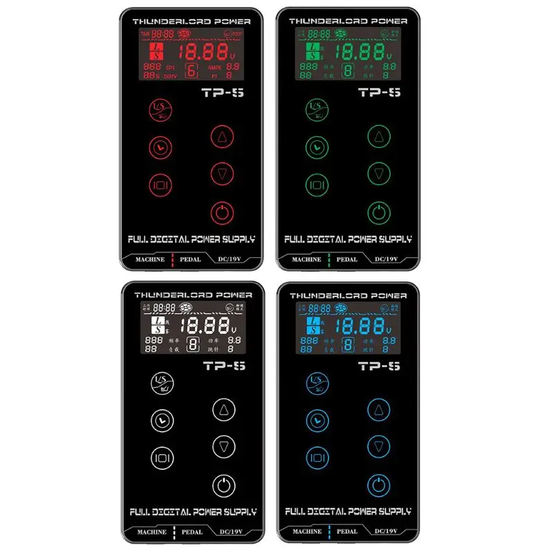

Tattoo Power Supply Touch Screen TP-5 Intelligent Digital LCD Makeup Power Supply Machine Kit